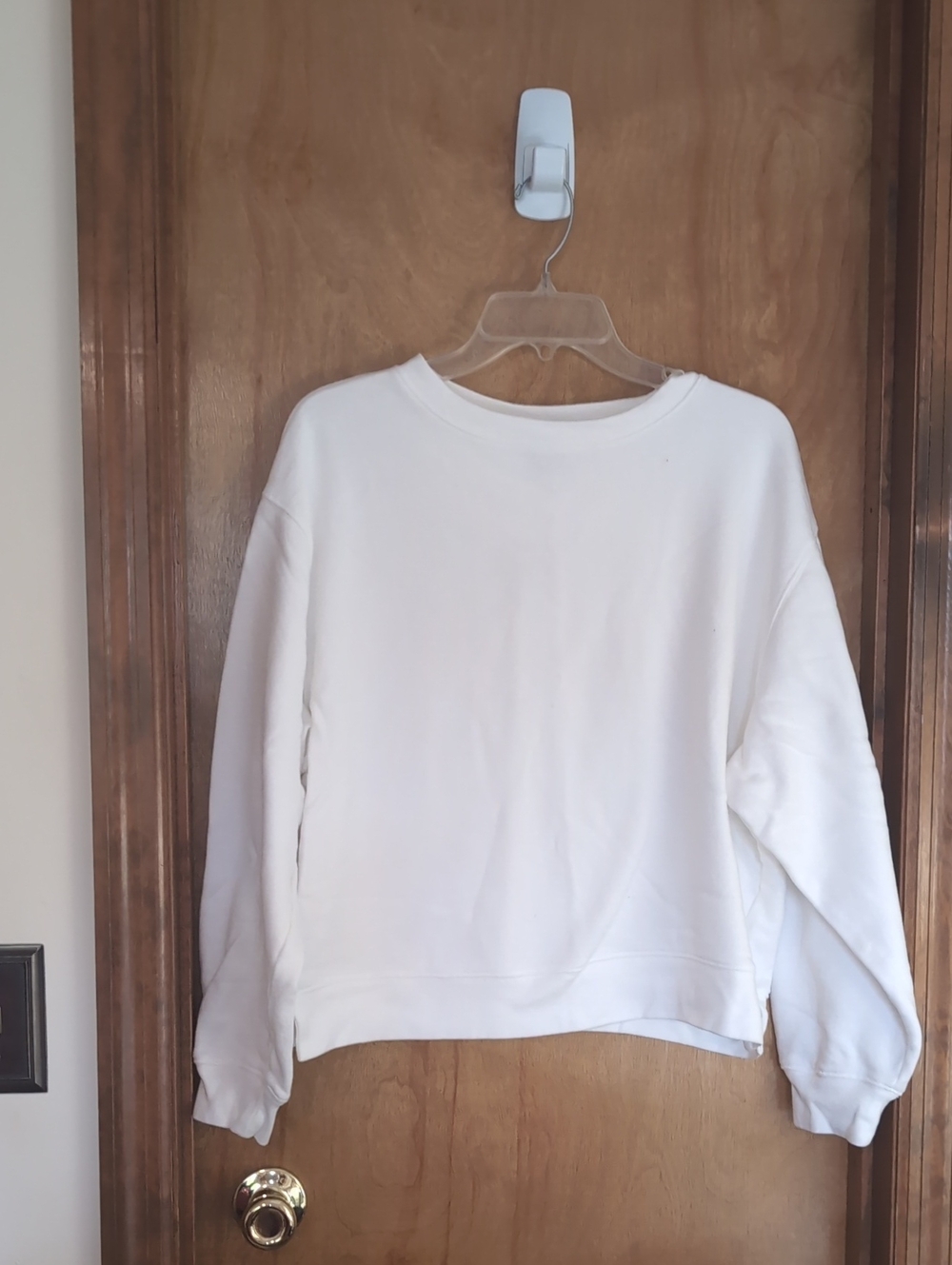 Darling White Crewneck Sweatshirt